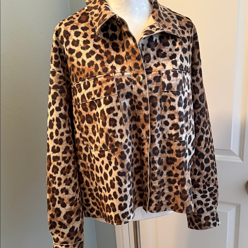 Zara Animal Print Jacket